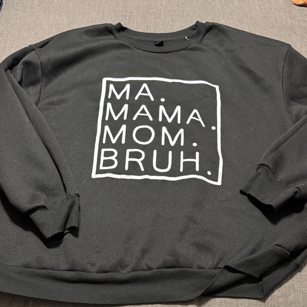 Black Graphic Sweatshirt Never Worn 3xl